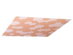 Рециркулированная пластиковая подвесная акустическая панель