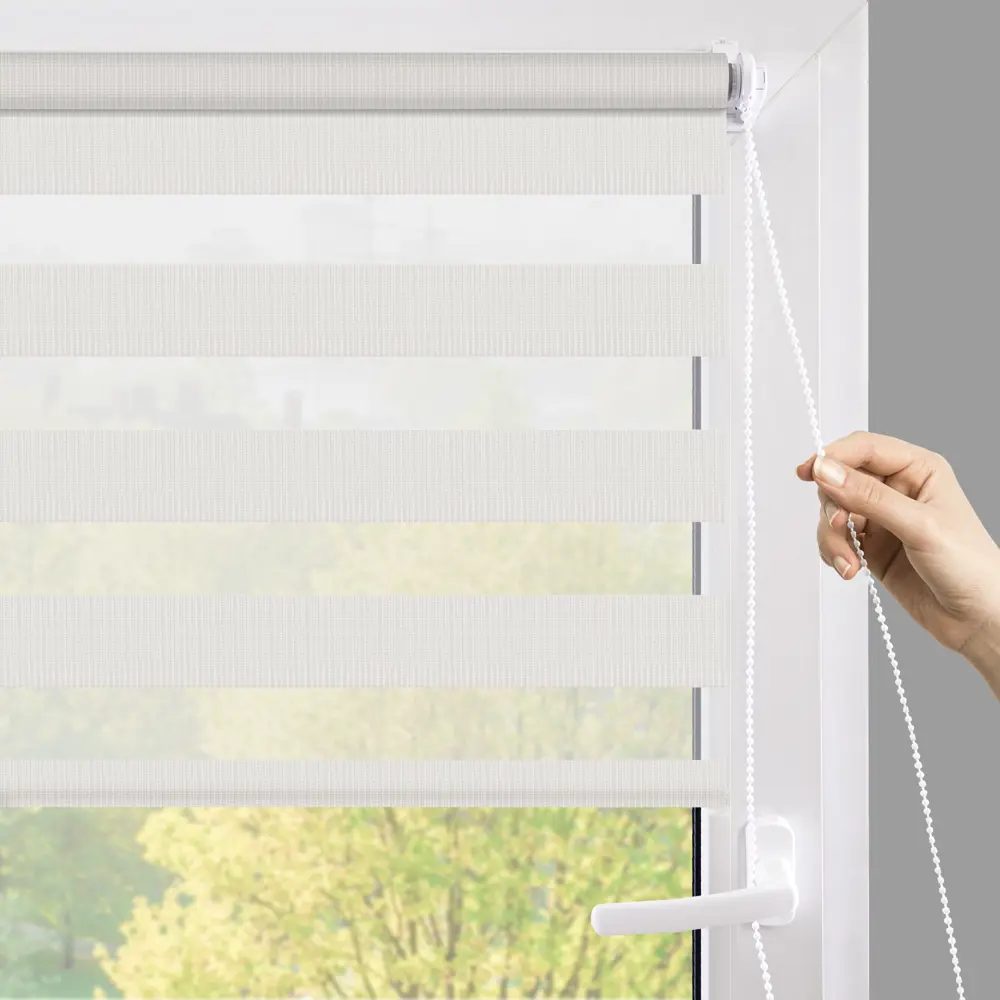 Штора рулонная день-ночь Петер 180x175 см экрю MIAMOZA Промо 2025 STLM-2111828 - Вид №4