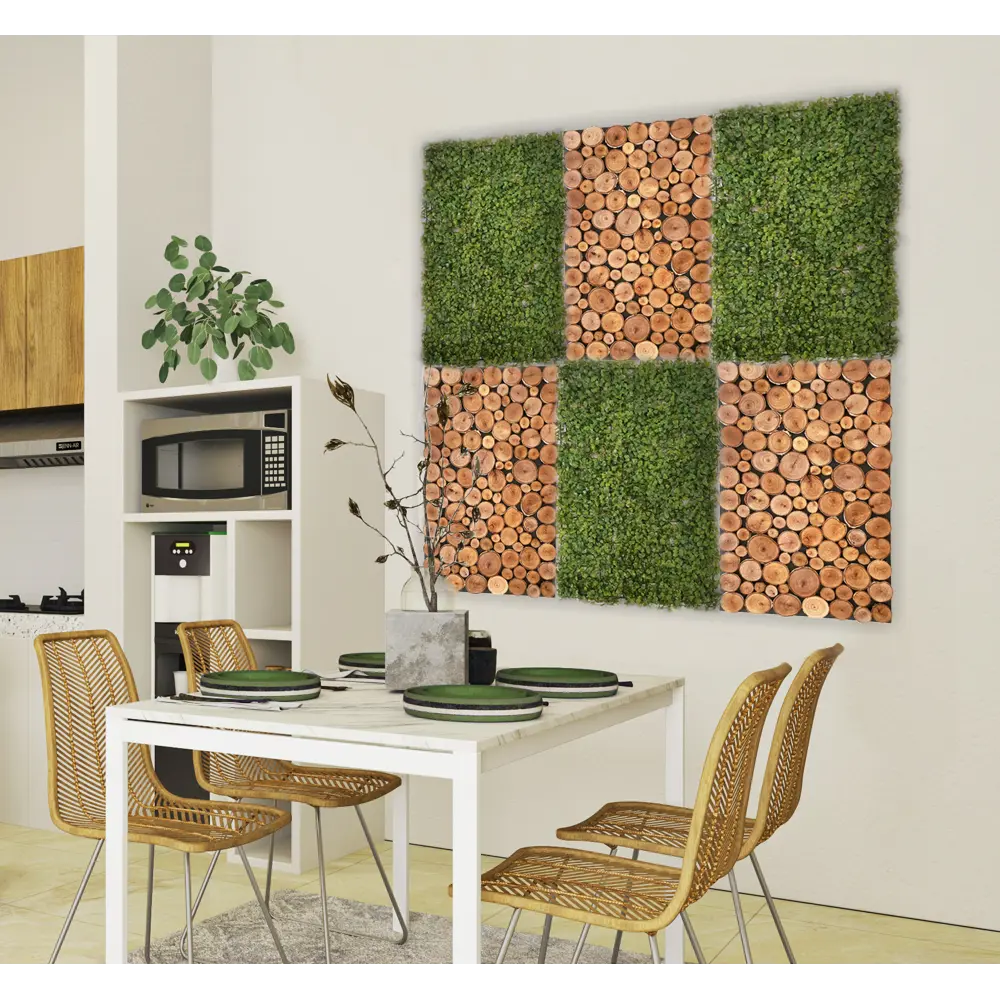 Панель 3D Симфония береза 36x60 см темная STLM-2157115 - Вид №3