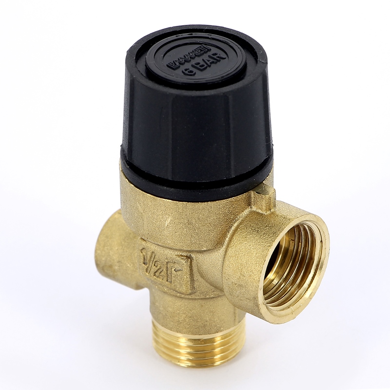 Клапан предохранительный НВ с отверстием для манометра 1/4" EMMETI 1/2" 6 бар 00206092 - Вид №1