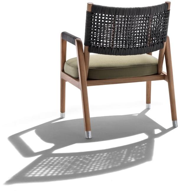 Flexform Кресло из ироко с подлокотниками Ortigia sun-id-1408385 - Вид №1