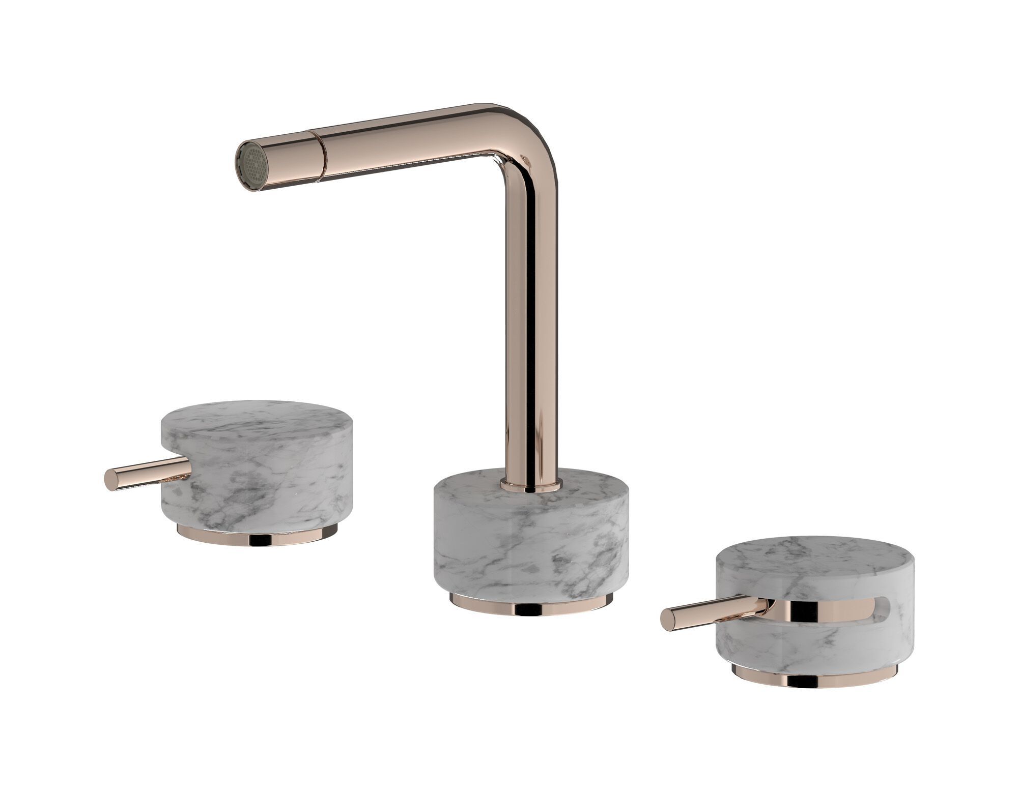 Смеситель для биде с 3 отверстиями для мраморной столешницы IB мрамор + мрамор Elle ARCH-00101784 - Вид №19