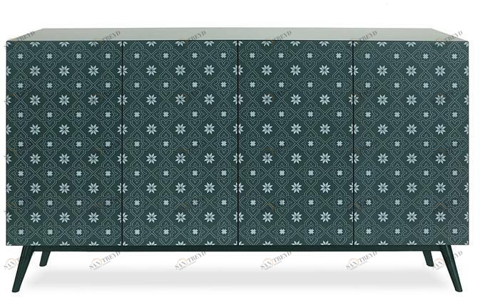 Barba design Буфет из лакированного hdf с распашными дверцами Tiles 63.a3