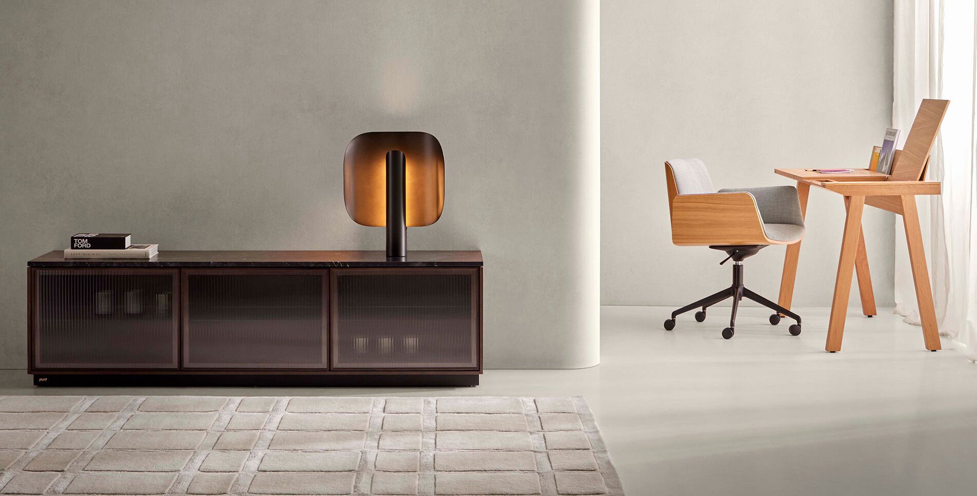 Деревянный шкаф с распашными дверями Punt ARCH-00054972 - Вид №6