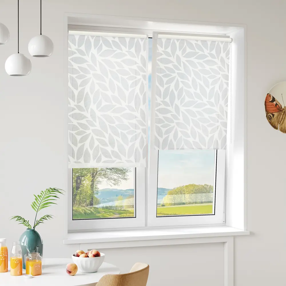 Штора рулонная Генуя 160x175 см белая MIAMOZA STLM-2186192 - Вид №2