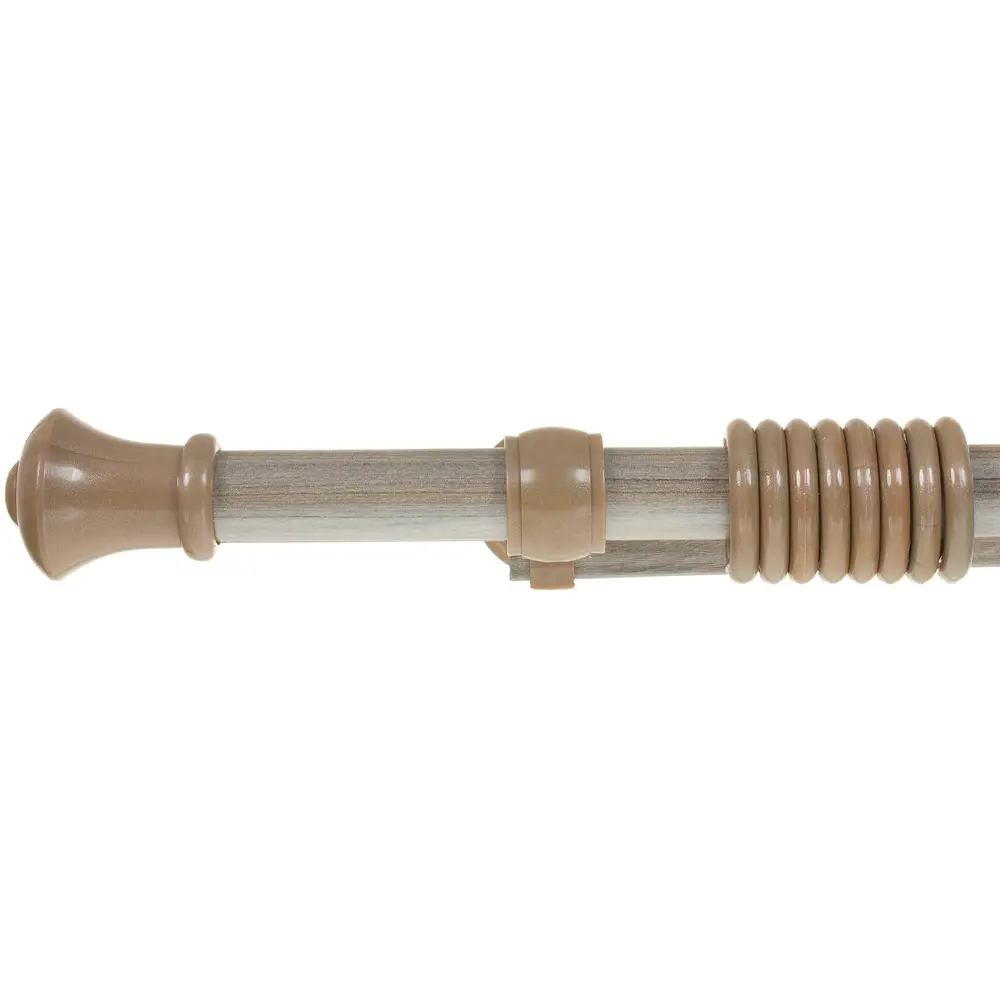 Карниз двухрядный Успех 160 см цвет морена 18560452 STLM-2208039 РУССКИЕ КАРНИЗЫ - Вид №1