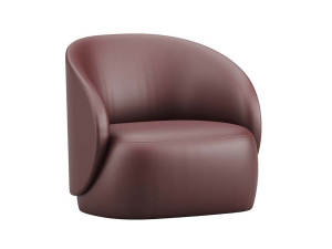 Кожаное кресло с подлокотниками