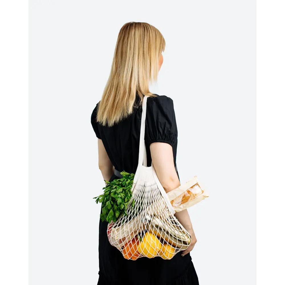 Сумка-авоська хлопок цвет бежевый нагрузка до 10 кг Santreyd STLM-2012182 - Вид №6