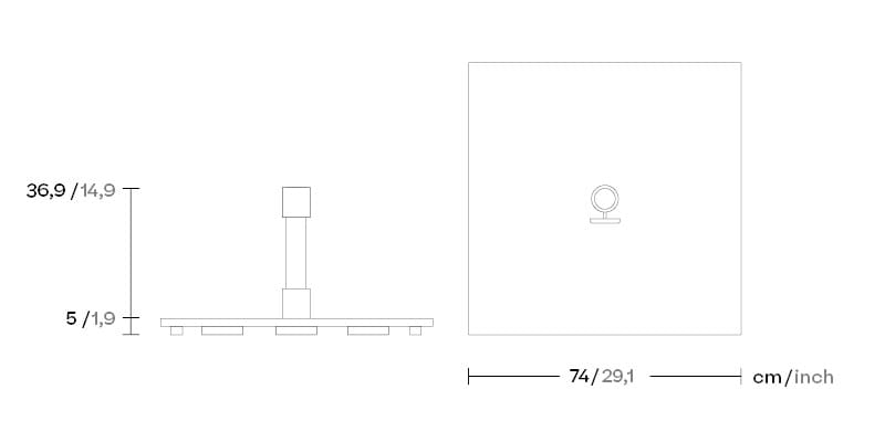 Алюминиевое основание зонтика Kettal погода ARCH-00109667 - Вид №3