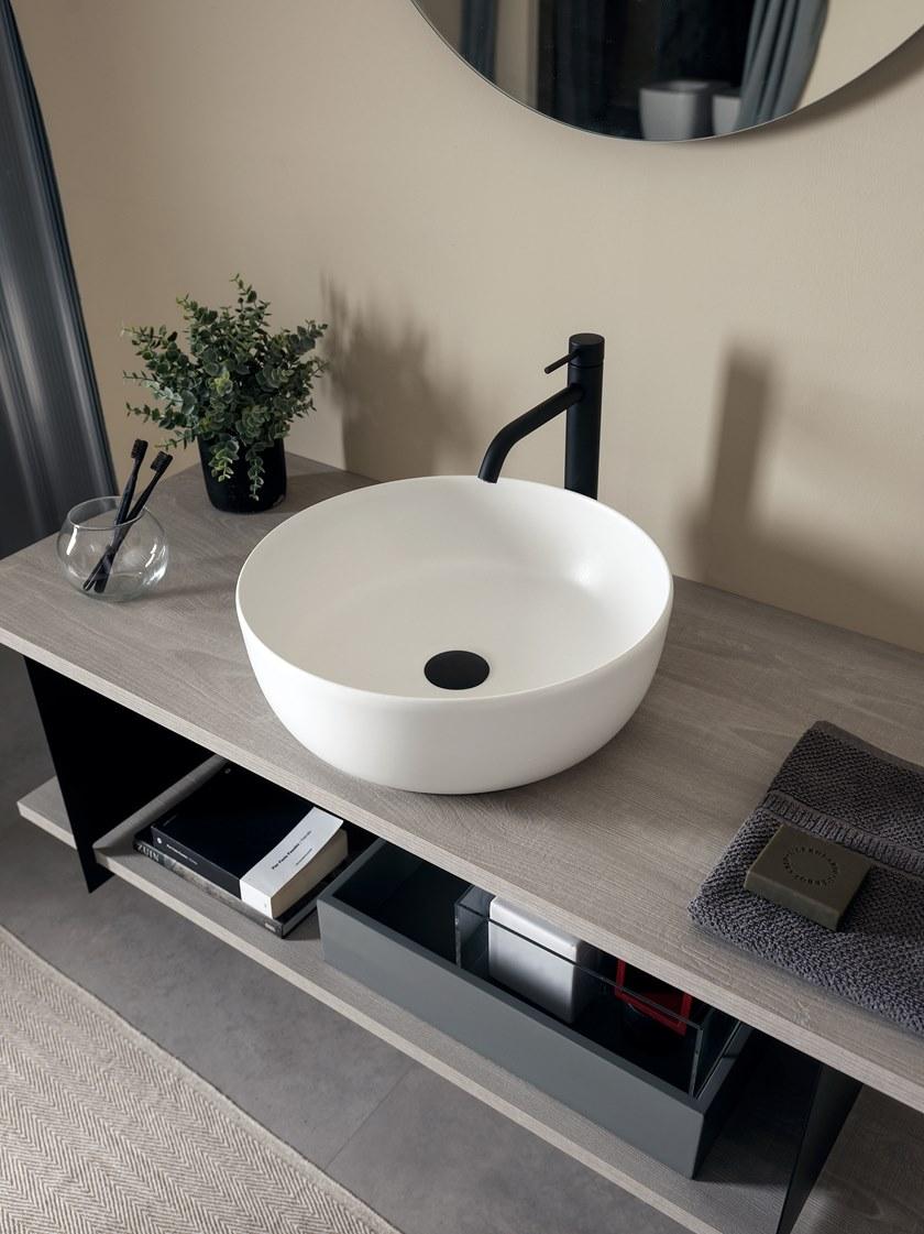 Scarabeo Ceramiche Тумба под умывальник подвесная одинарная Slide sun-id-1466050 - Вид №4