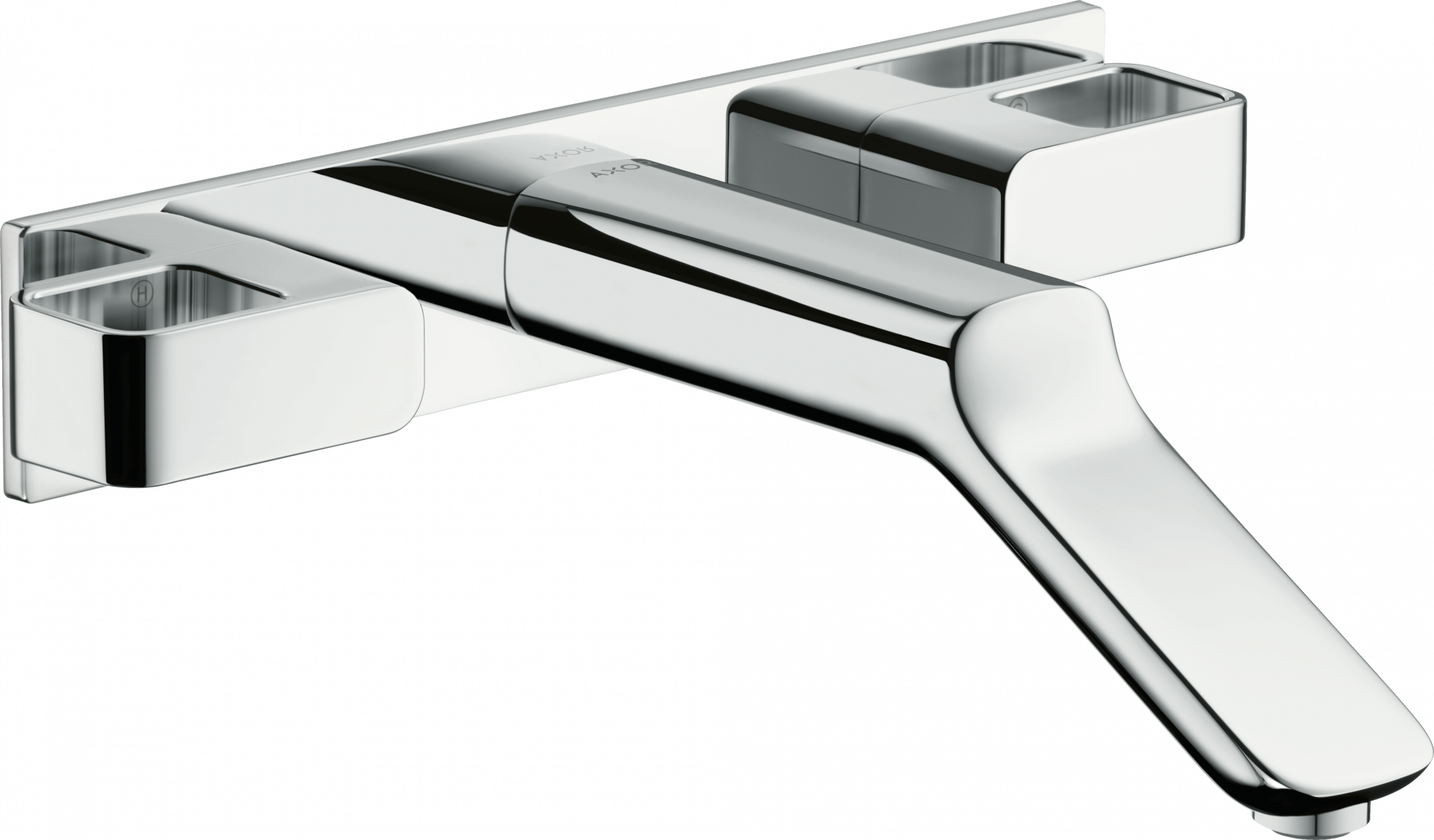 11043000 Смеситель для раковины на 3 отверстия, скрытого монтажа, настенный, с изливом 228 мм AXOR URQUIOLA