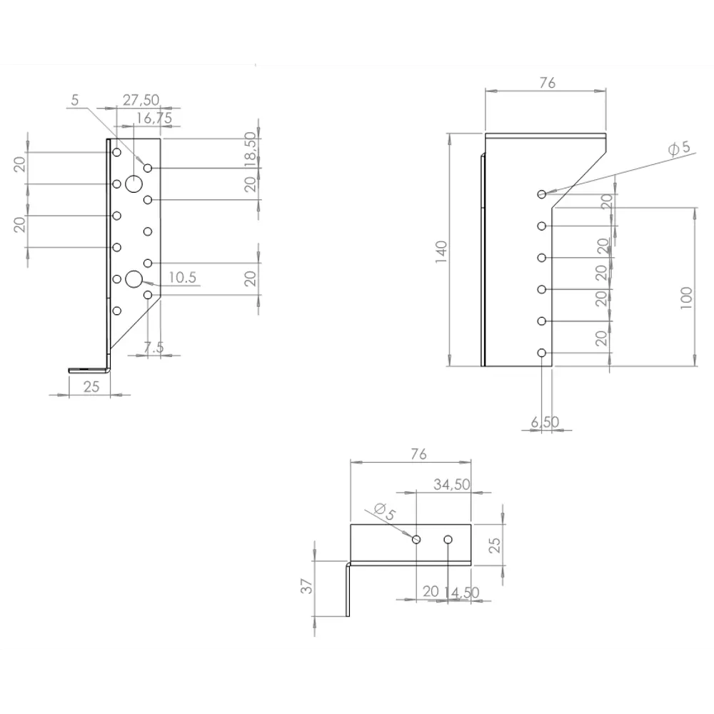 Держатель балки правый 40х140х2 КРЕПКО-НАКРЕПКО STLM-2008515 - Вид №4