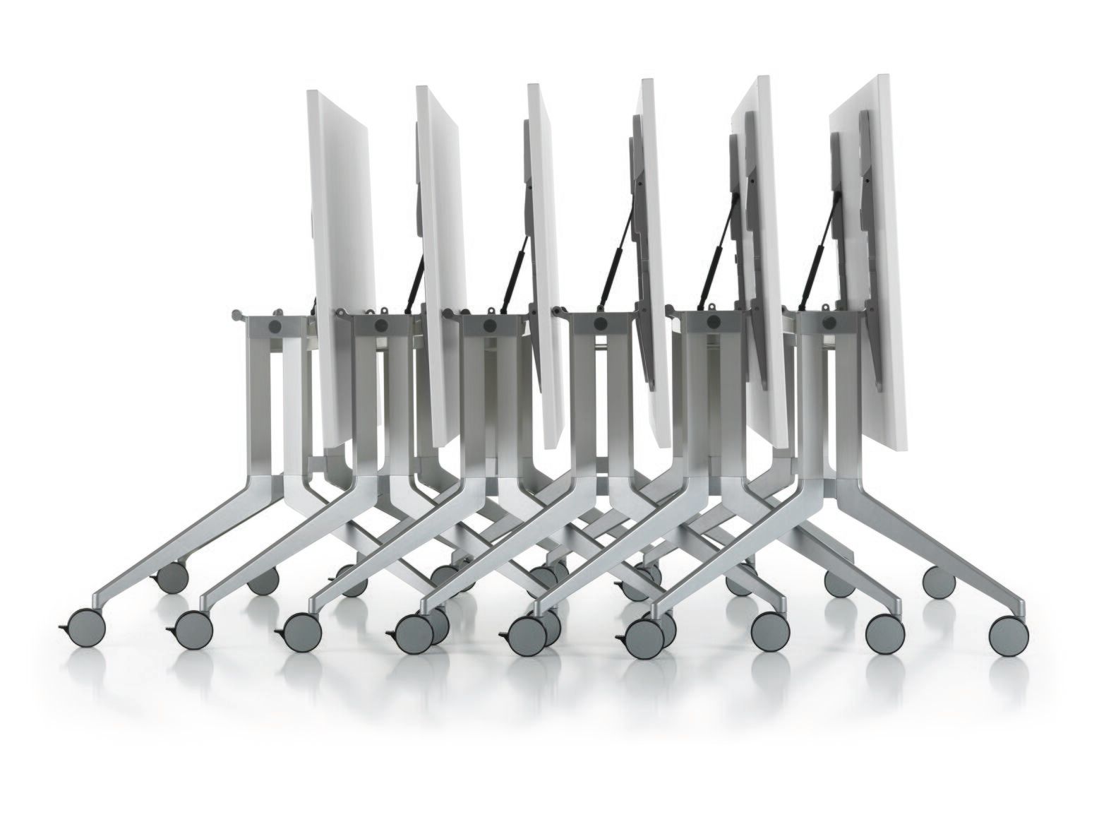 Прямоугольный стол для совещаний из меламина с откидным верхом Haworth PLANES ARCH-00113449 - Вид №5