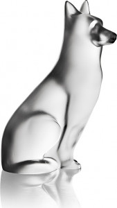 10608080 Cristal de Paris Фигурка Cristal de Paris "Собака" 6х14см Хрусталь