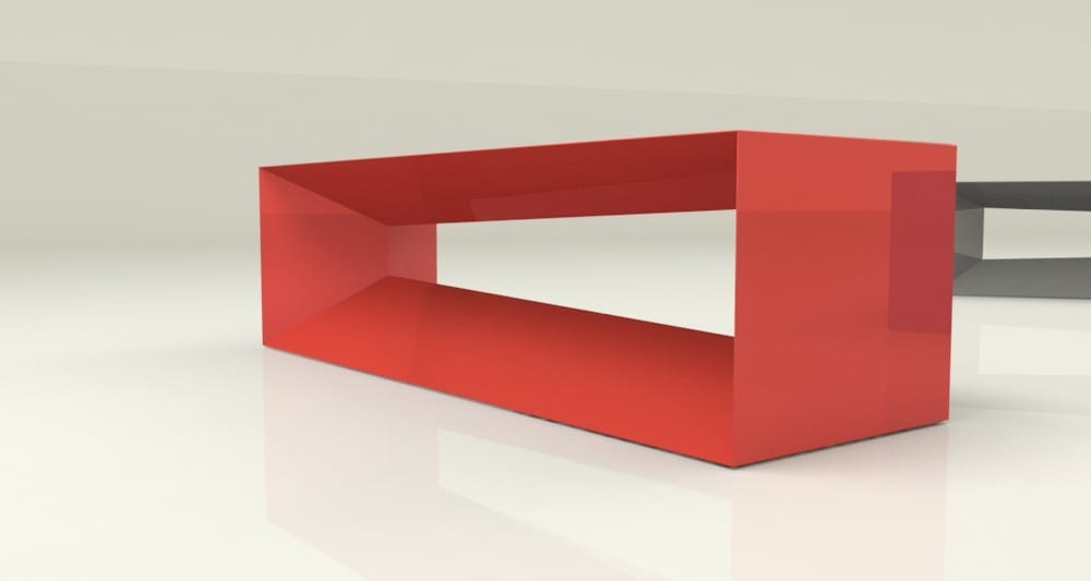 Оцинкованная стальная скамья без спинки Viscio Urban Design LAMY ARCH-00017178 - Вид №3