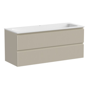Тумба подвесная под раковину Snob R, Beige Soft 1195х445х500