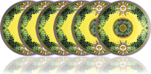 10665966 Rosenthal Versace Набор тарелок десертных Rosenthal Versace Мир джунглей 17см, фарфор, 6шт Фарфор