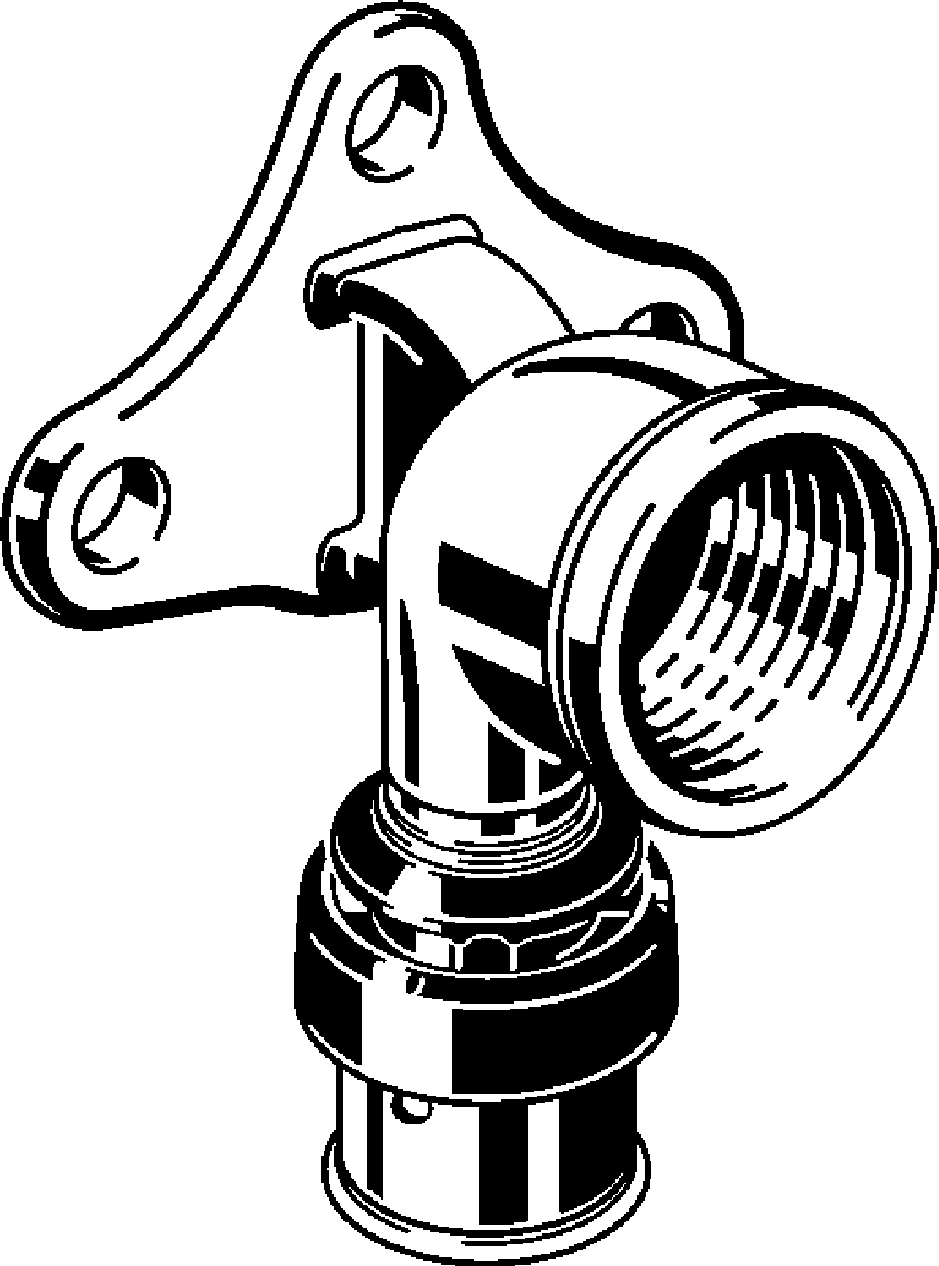 Viega Водорозетка Viega Smartpress 6725.5 (729486) 729 486 - Вид №1