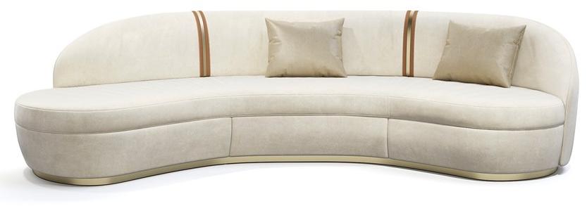 Capital Collection Изогнутый диван из ткани sun-id-1471090 - Вид №3