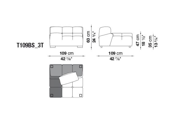 Модульный диван B&B Italia Tufty Time ARCH-00144354 - Вид №19
