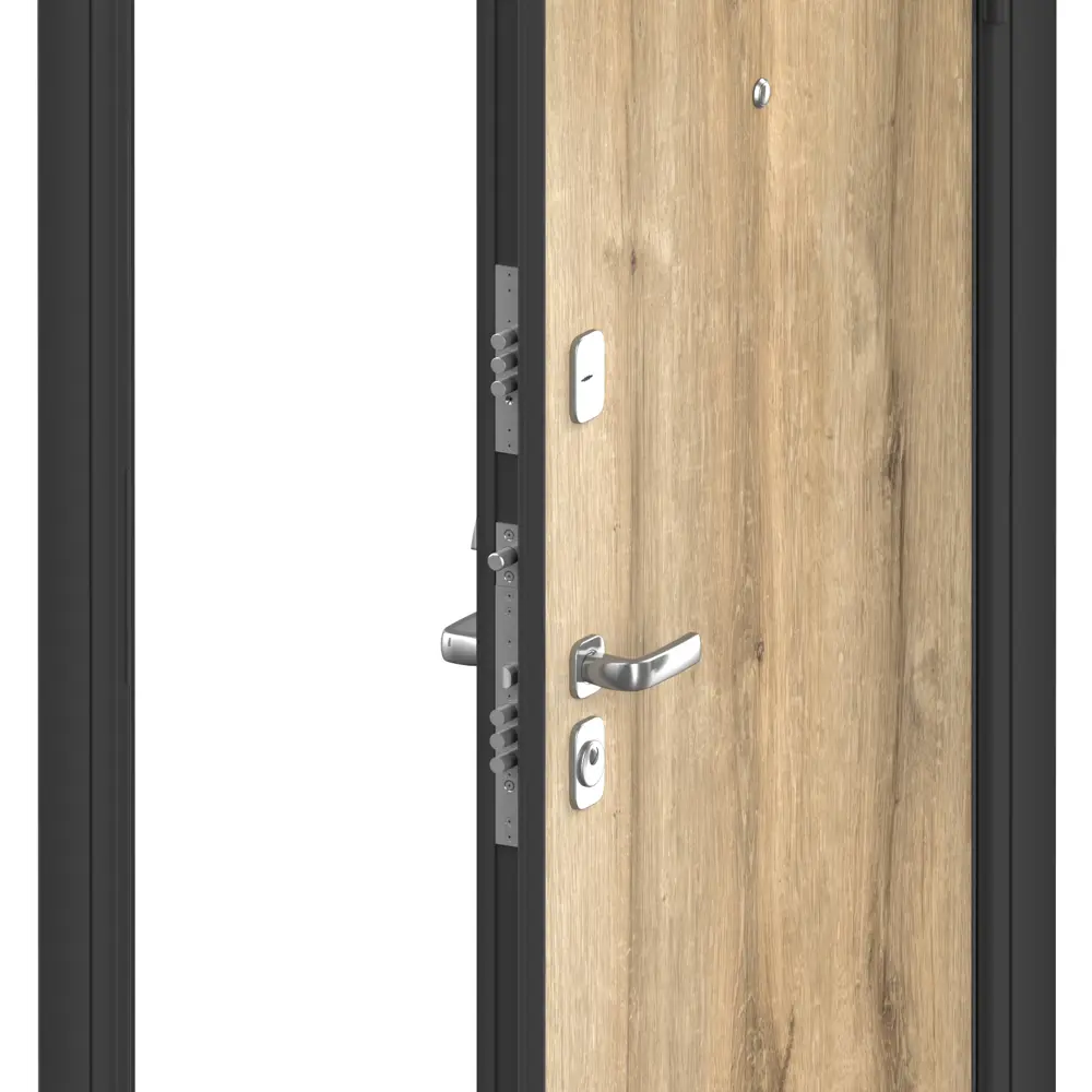 Дверь входная металлическая Премиум Плюс 99x205 см правая дуб галифакс DOORHAN STLM-2185973 - Вид №1