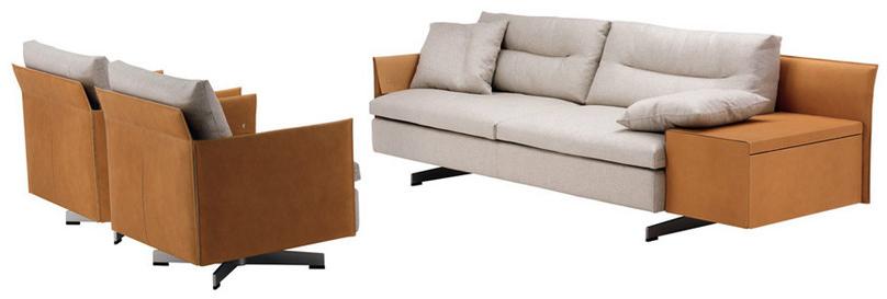 Poltrona Frau Модульный диван с журнальной полкой La collezione - divani e poltrone sun-id-1502655 - Вид №12