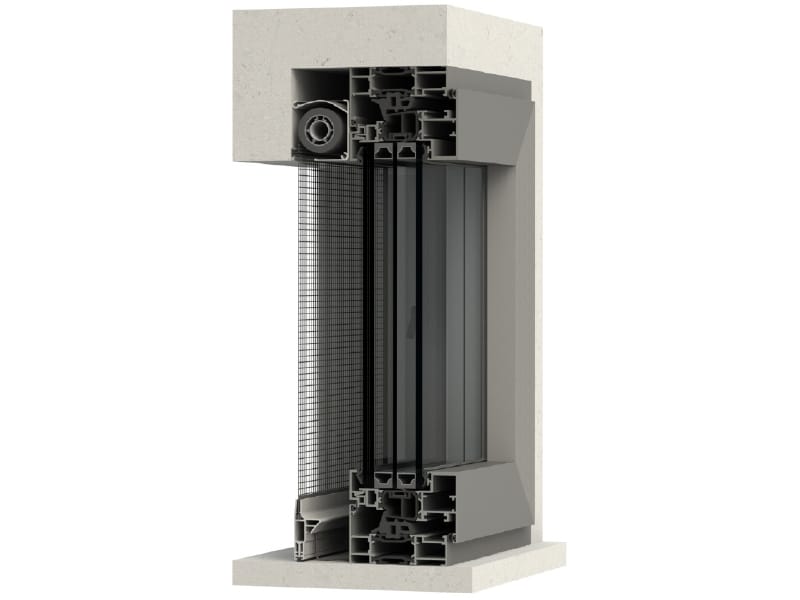 Вертикальная встраиваемая москитная сетка Mv Line москитные сетки-вертикальный встраиваемый ARCH-00042291 - Вид №1