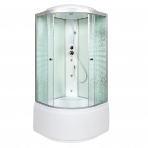 BМ1590 с гм. и эл. BLACK Душевая кабина DETO Серия ВМ