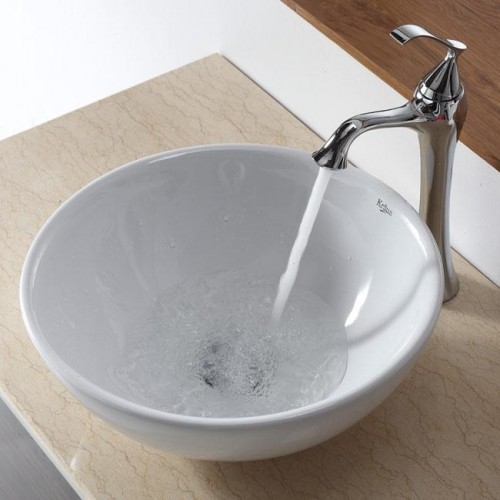 KCV141-KEF15000 Накладная раковина на столешницу  прямоугольная Krausru  - Вид №7