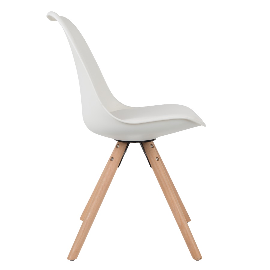 Стул Tryck белый White Label Living 1100278 - Вид №8