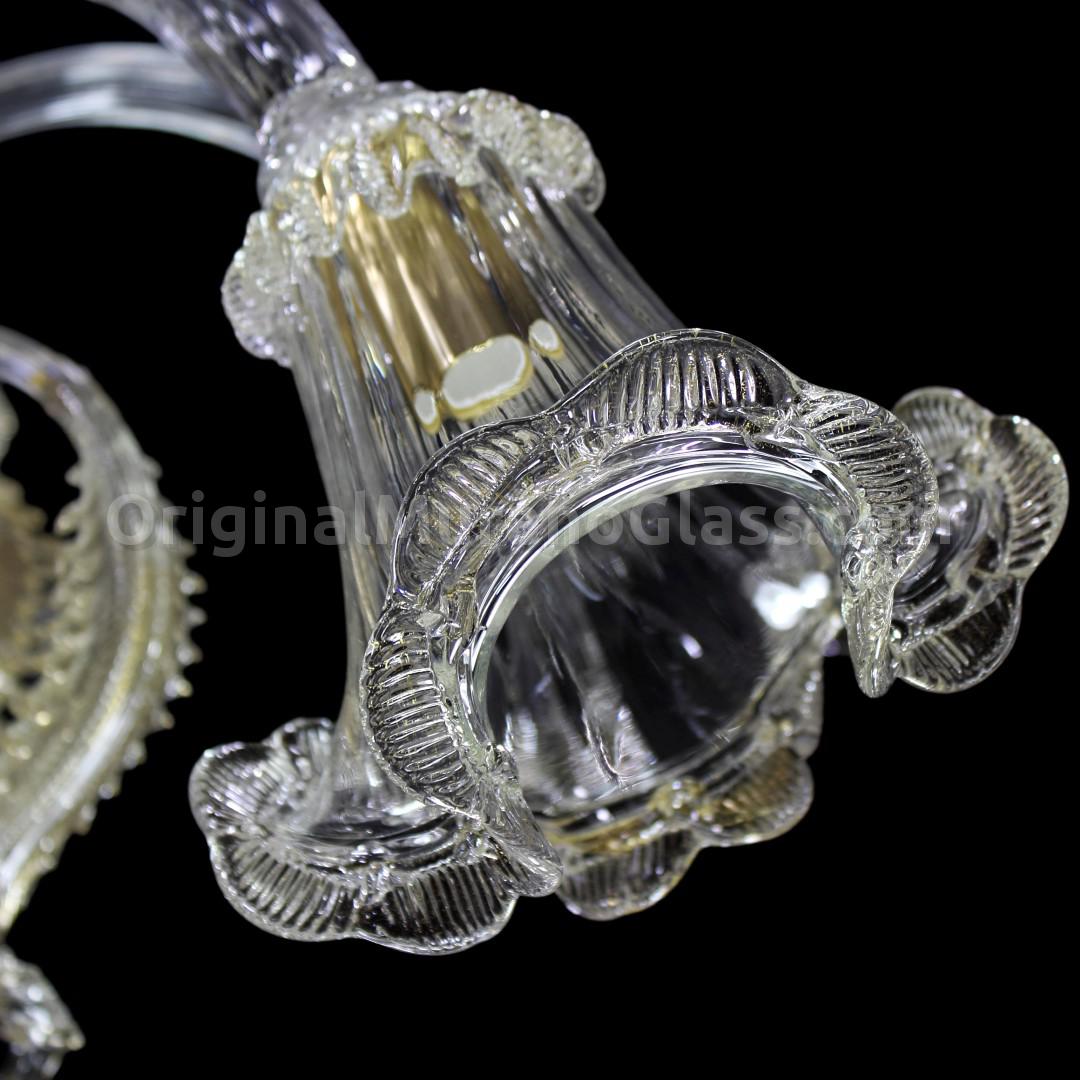 1963 ORIGINALMURANOGLASS Потолочный светильник Золотые побеги - Классик - муранское стекло OMG  см CLASSICO - Вид №1