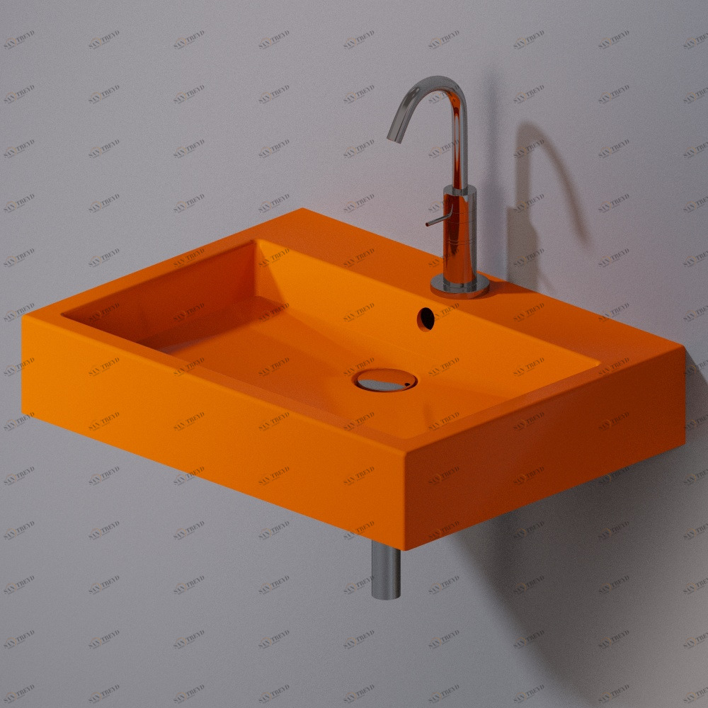 L267114 Подвесная раковина настенная прямоугольная A. e T. Italia Tank AeT ITALIA