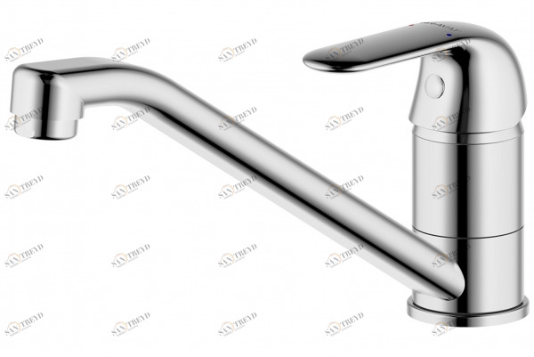 смеситель для кухни низкий с изливом 220 мм SIMPLE F7135193CP-RUS bravat