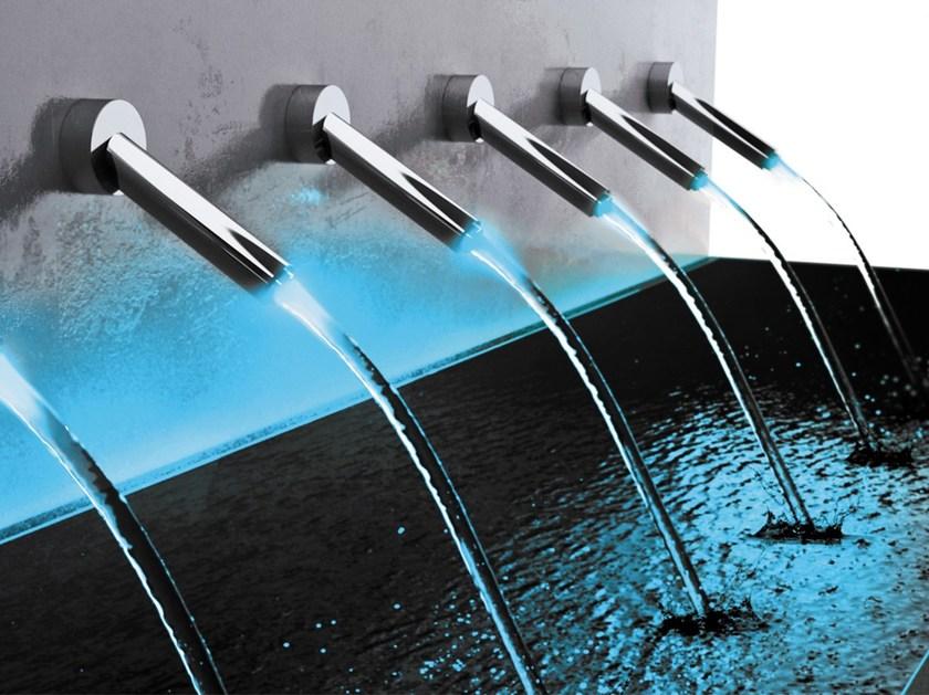 Remer Rubinetterie Настенный излив из хромированной латуни Minimal color 91nr - Вид №1