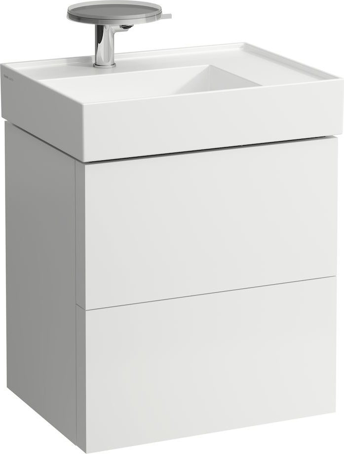 H4075580336451 Шкафчик под раковину, 2 ящика, включает в комплект органайзер, для раковины с полочкой справа 810334 LAUFEN PRO