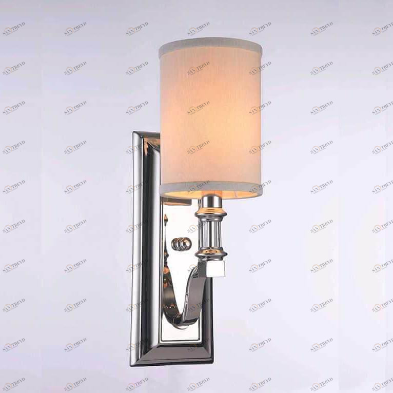 Бра с выключателем хром Newport 3143/A NEWPORT 3140 00-3928875 Бежевый;хром 