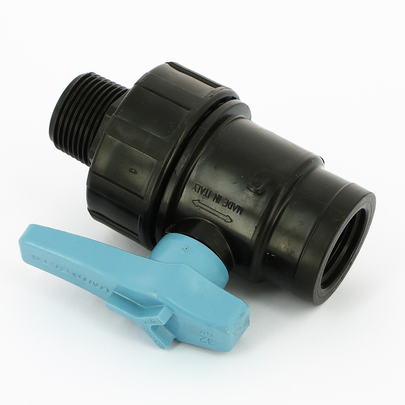 Кран НВ Unidelta 1" для труб ПНД полипропилен PP-B 1075004004001 - Вид №3