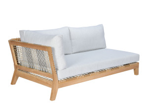 Правый / левый модуль для секционного дивана из тикового дерева