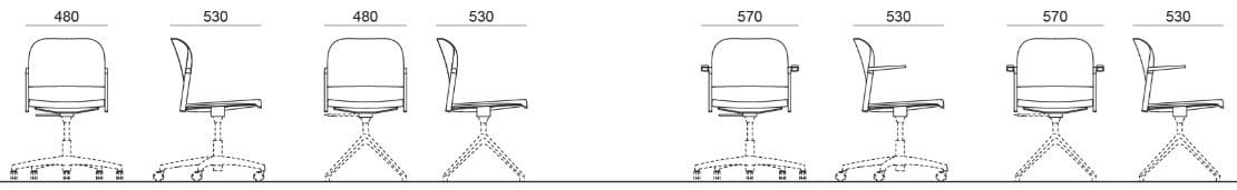 Мягкий операционный стул Diemmebi макияж ARCH-00081350 - Вид №2