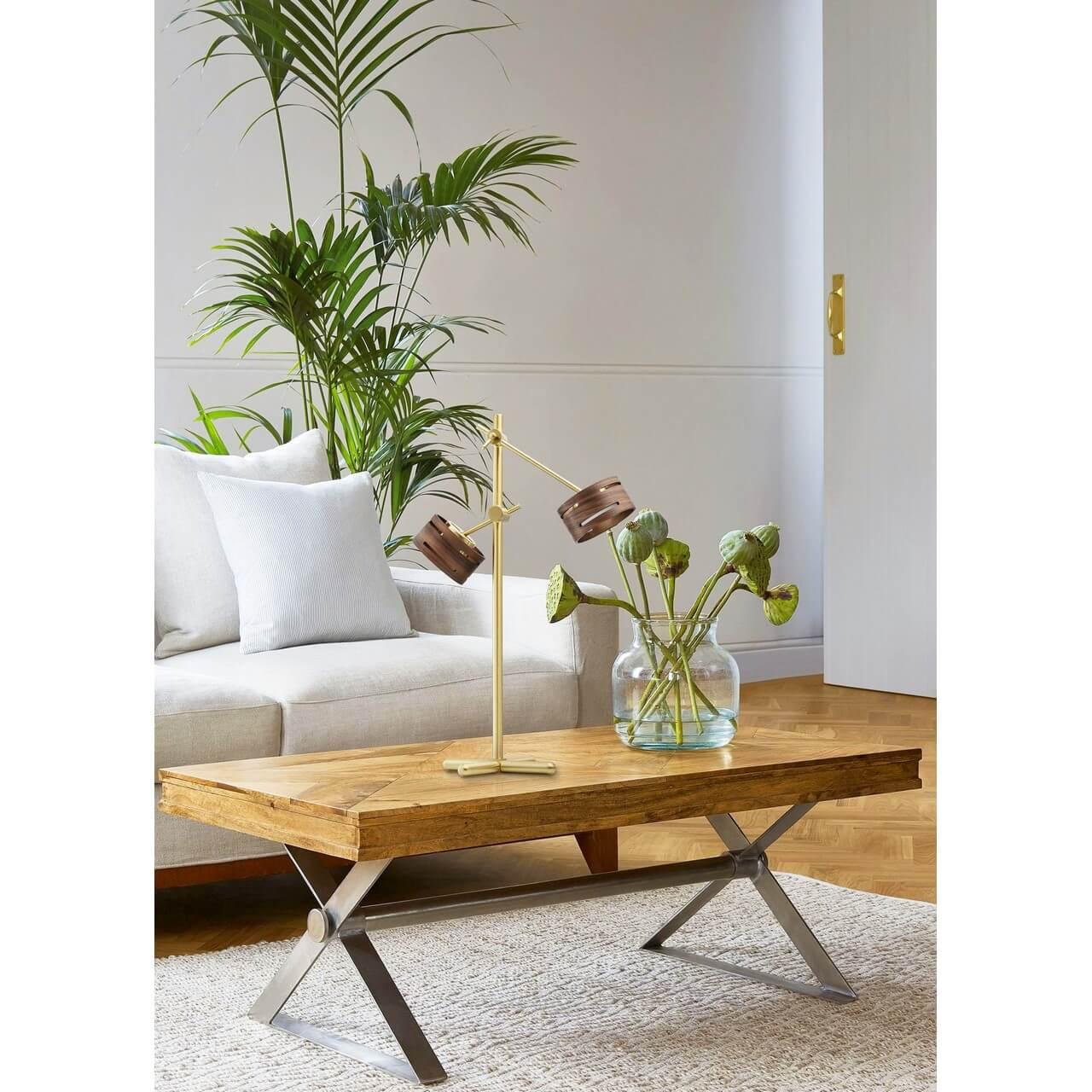 Настольная лампа De Markt Чил-аут 725030602 DE MARKT ИНТЕРЬЕРНЫЕ 221128 Венге  - Вид №1