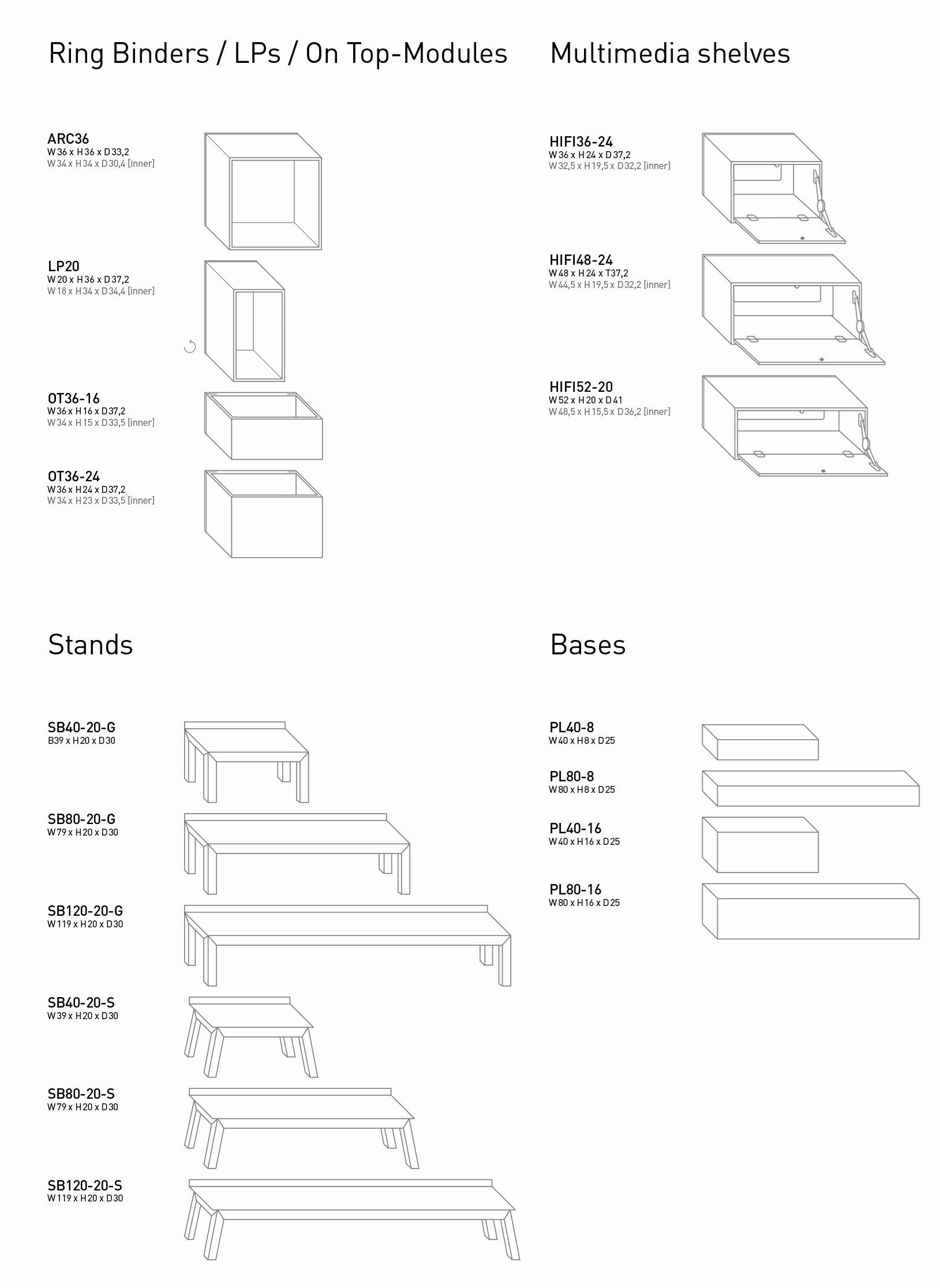 Модульная настенная витрина Cubit by Mymito ARCH-00021264 - Вид №3