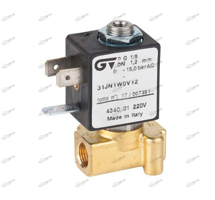 GENEBRE 4340 01 220v 3-ходовой электромагнитный клапан прямого действия Н.З 