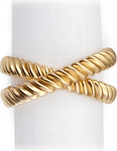 10575425 Кольцо для cалфетки Латунное L’Objet США 