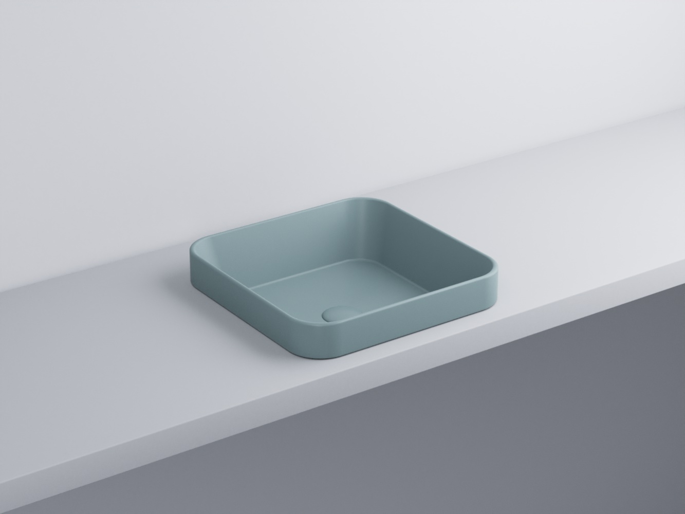 EJLASIQ-PL Раковина Enjoy полувстроенная квадратная cielo Enjoy + Amedeo Ceramica Cielo