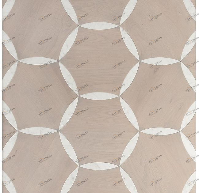 Palazzo Morelli Пол / стена из каррарского мрамора и дуба Nouveau sun-id-1475321