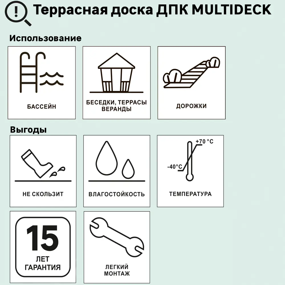 Террасная доска ДПК MultiDeck цвет Кварц 3000x150x27 мм. Вельвет 0.45 м² 85473648 STLM-2118132 МУЛЬТИДЕК  - Вид №14