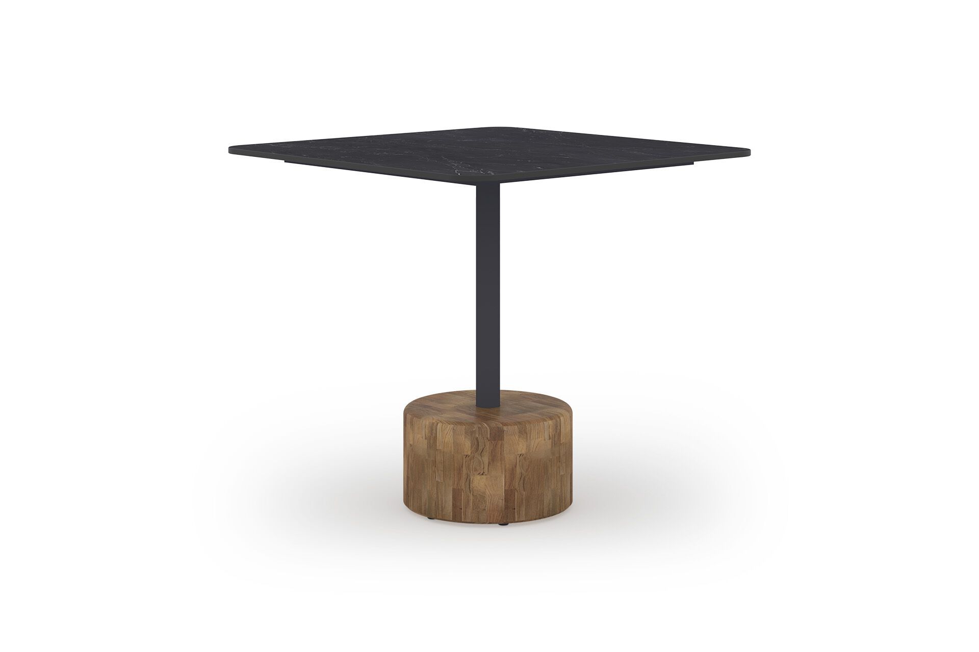 Квадратный стол с верхней частью HPL и тиковым или каменным основанием MAMAGREEN Glyph ARCH-00089326 - Вид №11