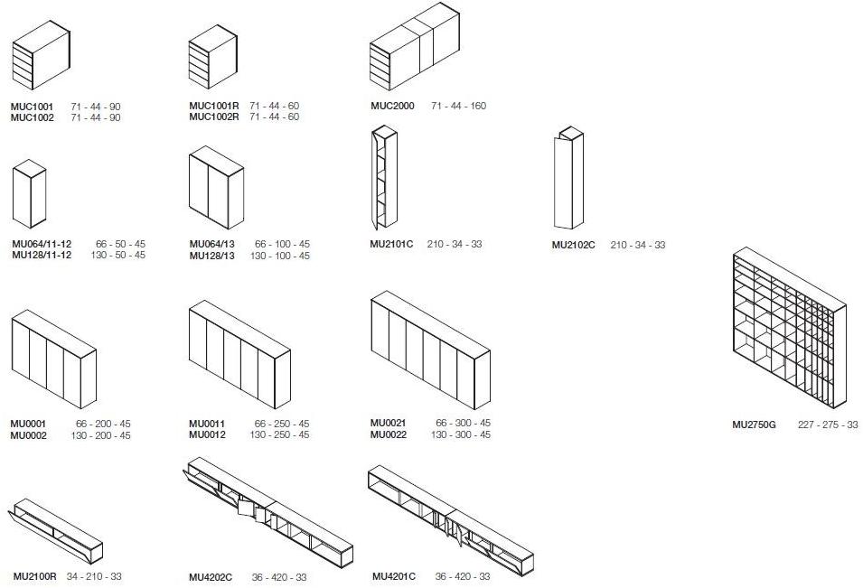 Ultom Книжный шкаф высокого открытого типа Minimum sun-id-1474382 - Вид №2