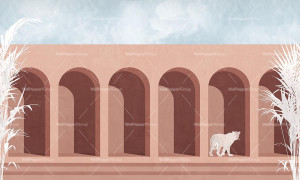 Геометрические обои ПВХ бесплатно, экологически чистые, моющиеся