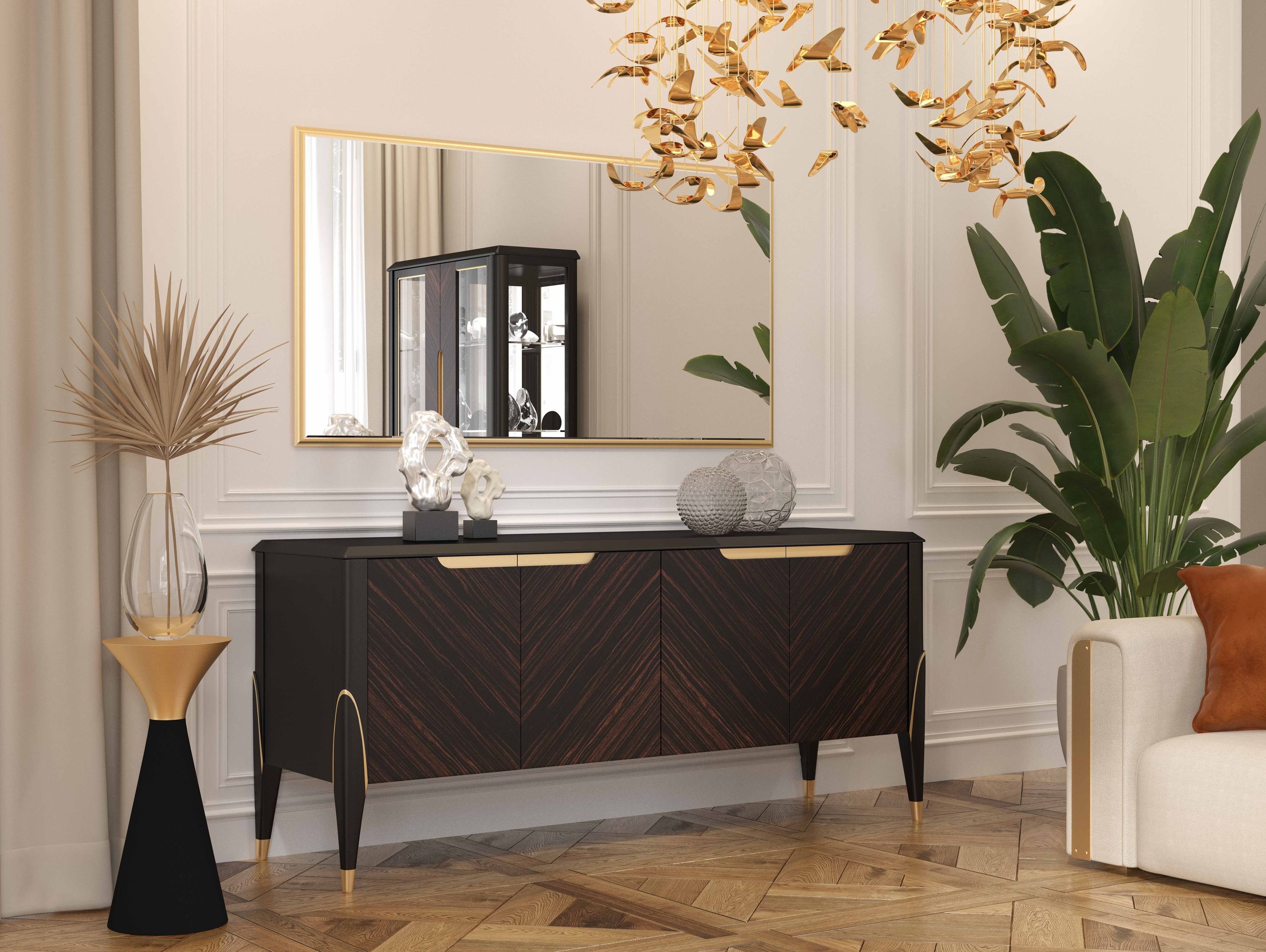 Высокий круглый журнальный столик из массива дерева GUERRA VANNI Iconic ARCH-00096641 - Вид №1